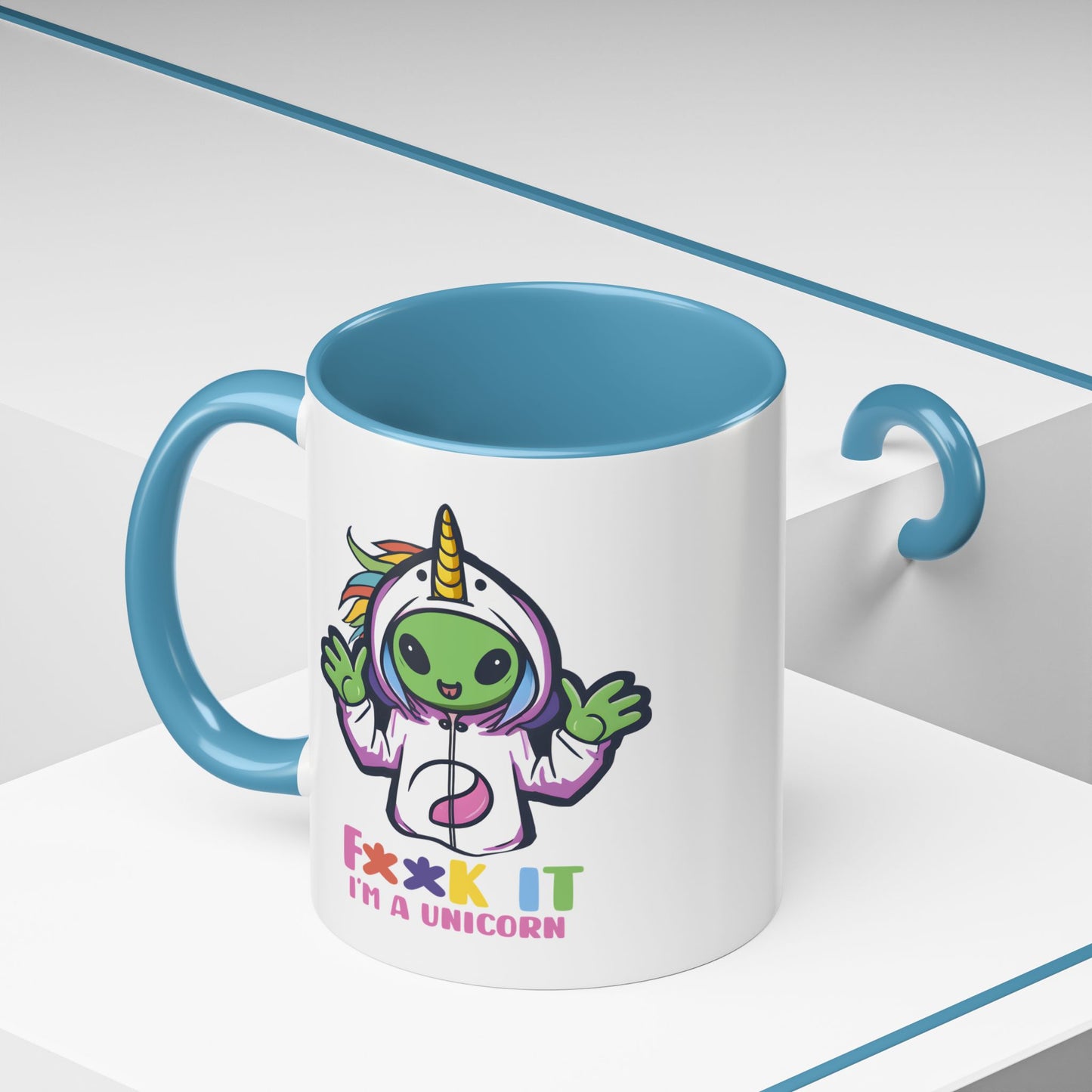 Alien Mug - F**K It I'm A Unicorn