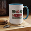 Christmas Mug - Ho Ho Ho Merry Christmas Green & Red Text