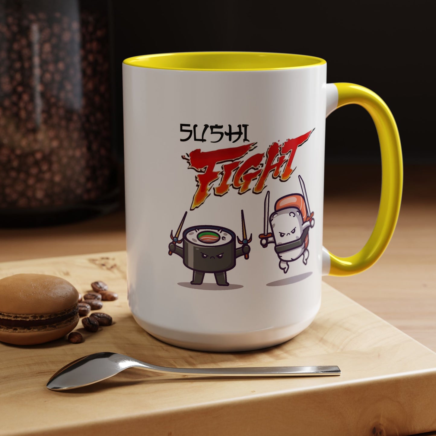Humor Mug - Sushi Fight