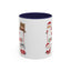 Christmas Mug - Merry Christmas Red & Green Text Santa Cute Animals