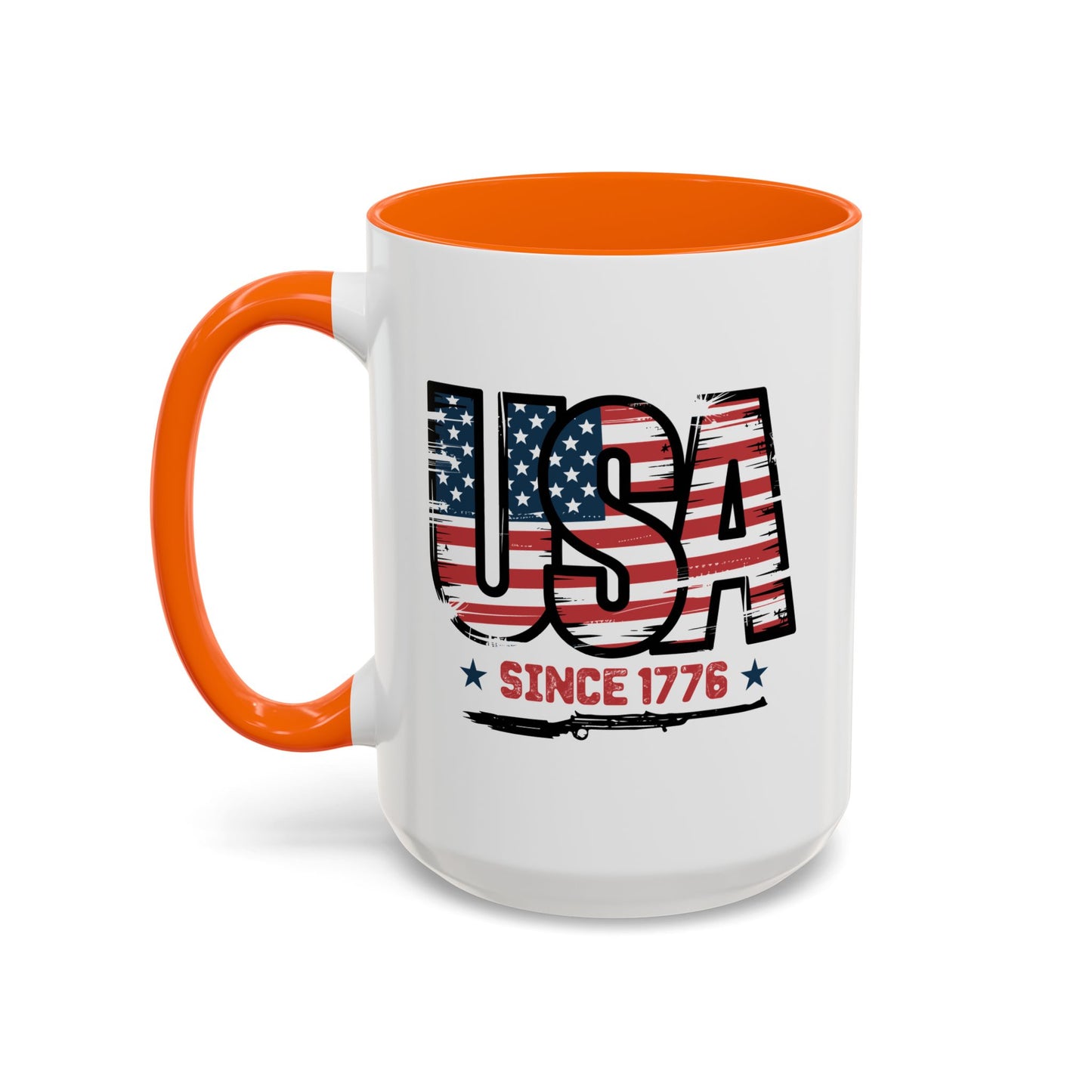 4th of July Mug - USA Since 1776 Gun