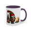 Christmas Mug - Gnome Presents and Fire