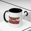 Christmas Mug - Merry Christmas Red & Green Text Hats Candy Canes