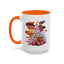 Christmas Mug - Snowman Tree Presents Fireplace
