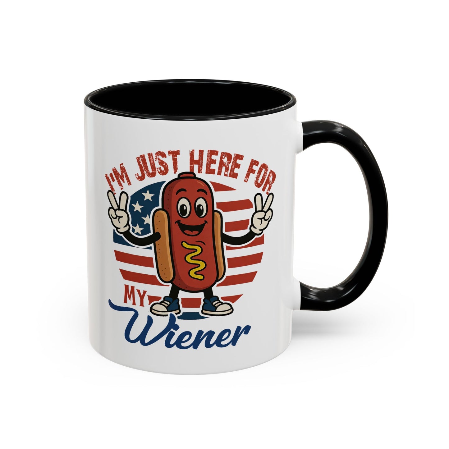 Adult Mug - I'm Just Here For My Wiener