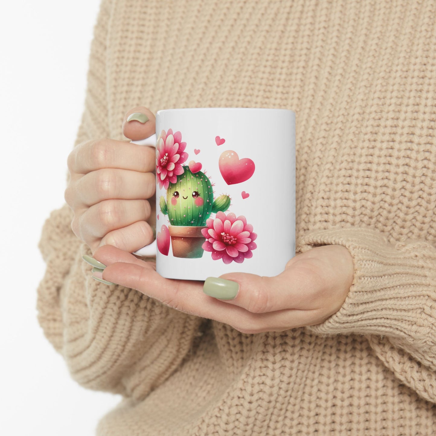 Artistic Mug - Cute Cactus 2