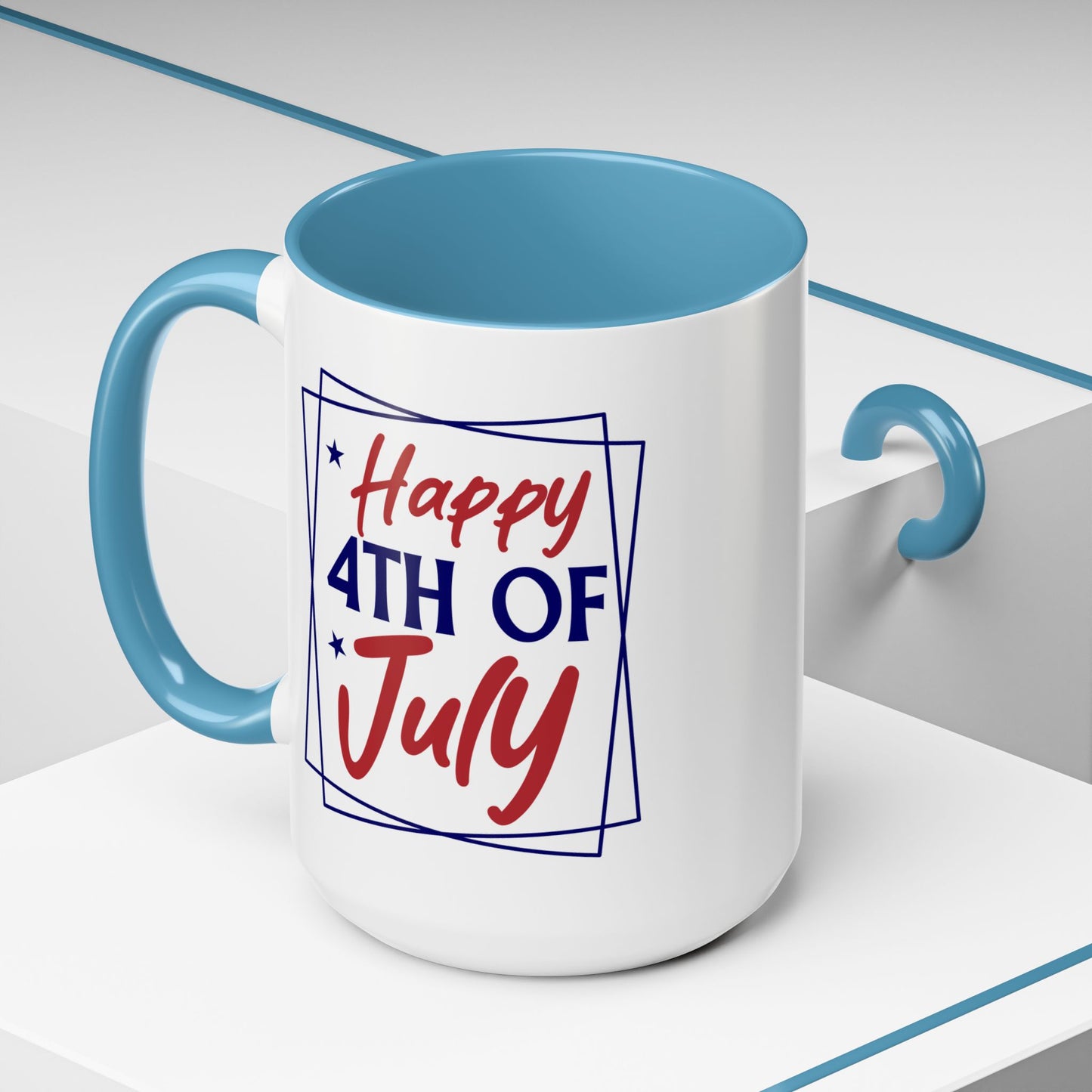 4th of July Mug - Happy Fourth of July Frames