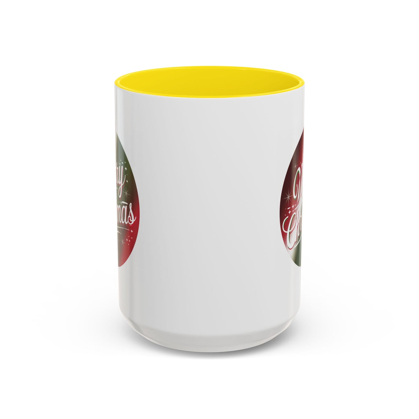 Christmas Mug - Merry Christmas White and Red Text Decoration