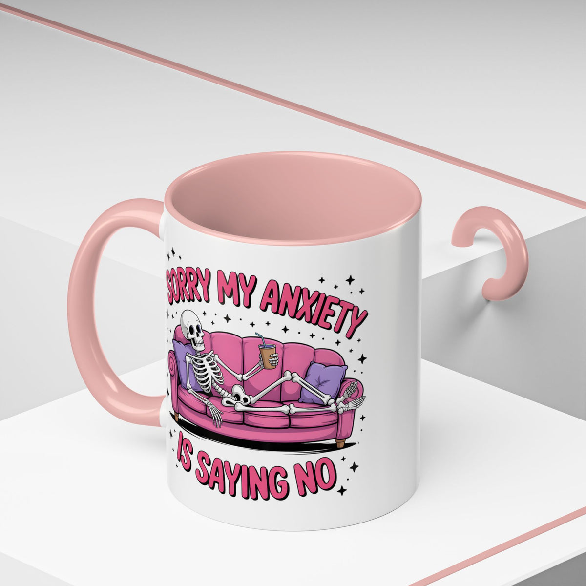 Humor Mug - Sorry My Anxiety