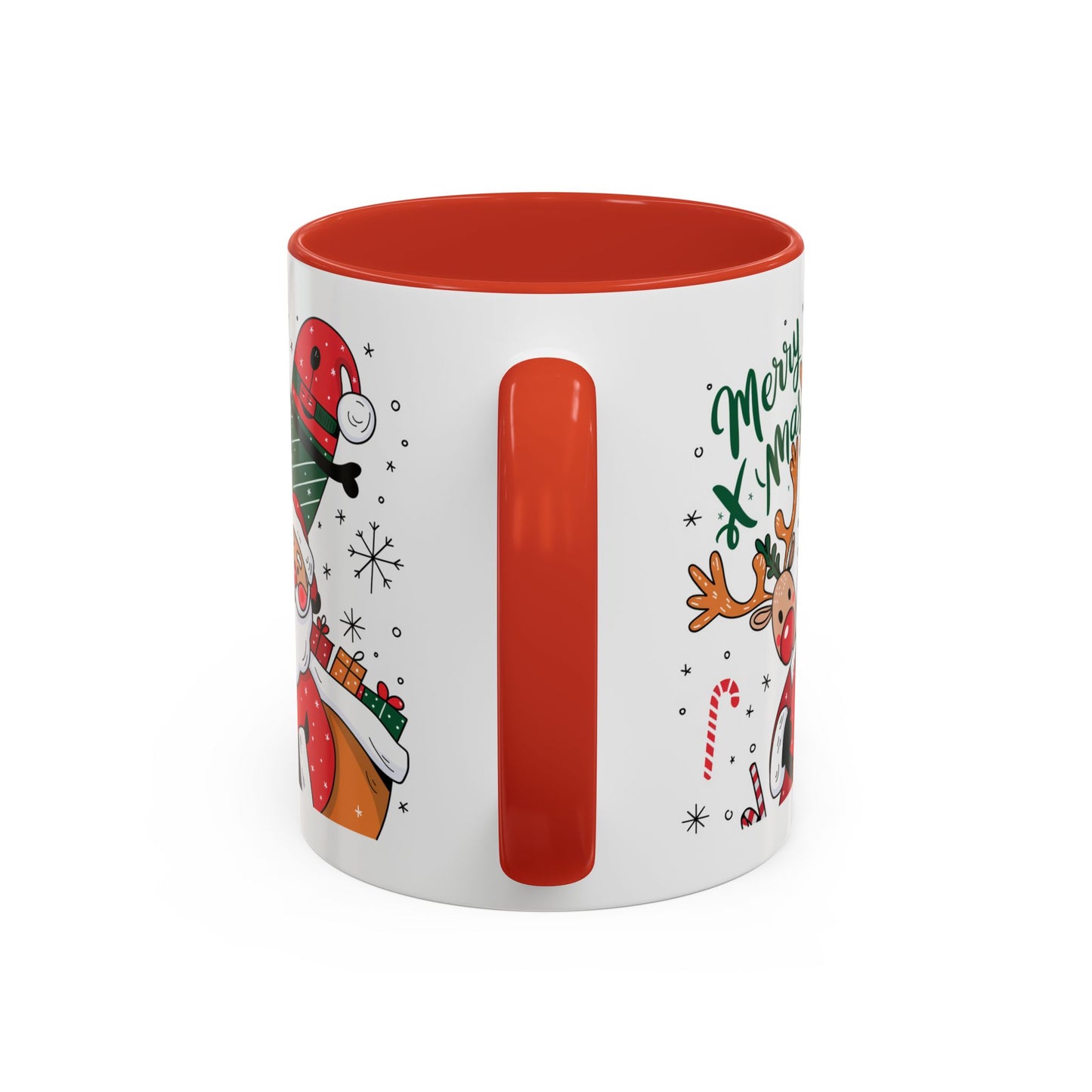 Christmas Mug - Merry Xmas Santa Reindeer