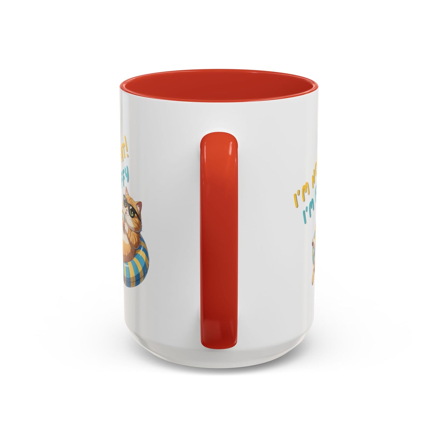 Humor Mug - I'm Not Fat I'm Just Fluffy Cat