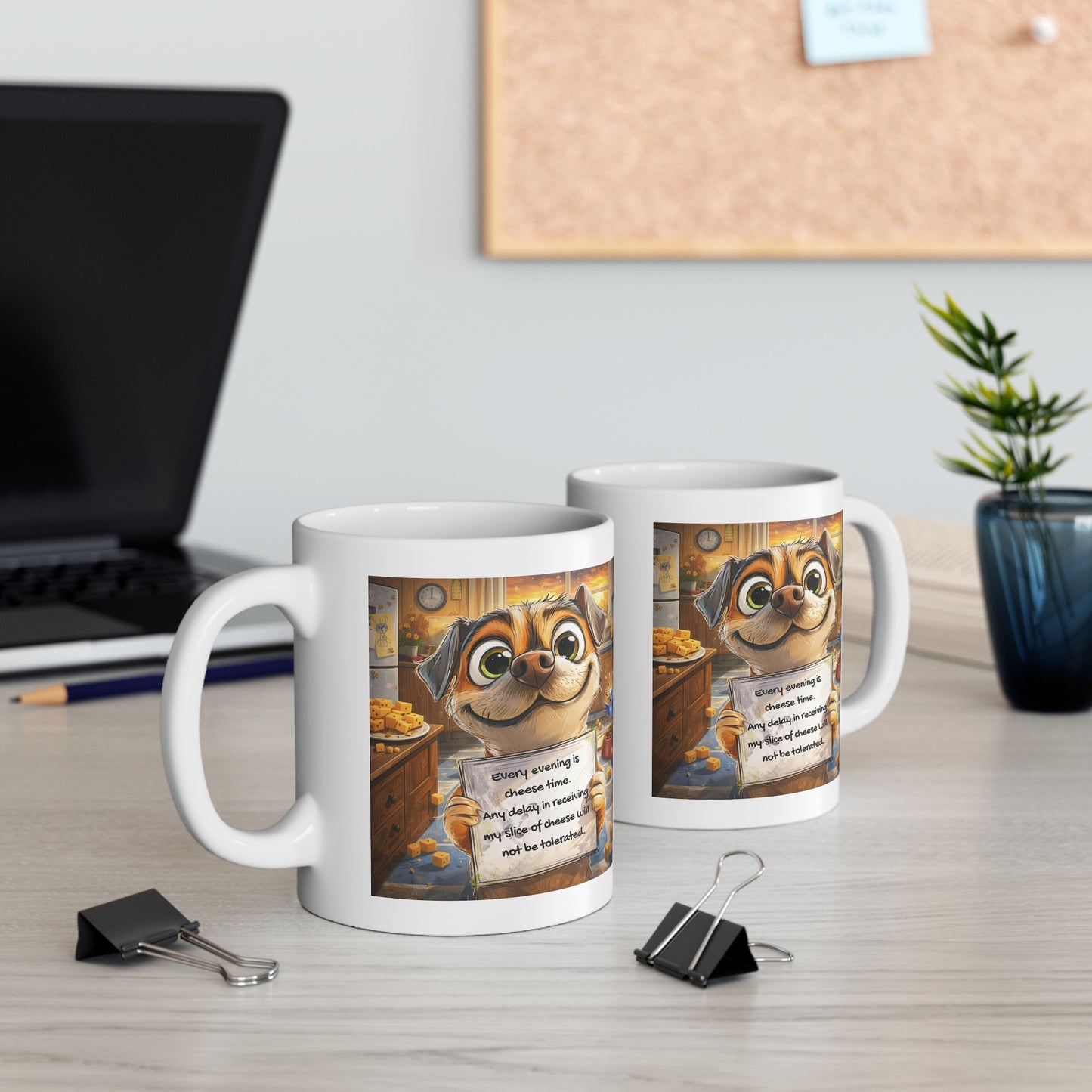 Animal Mug - Every Evening Is Cheese Time