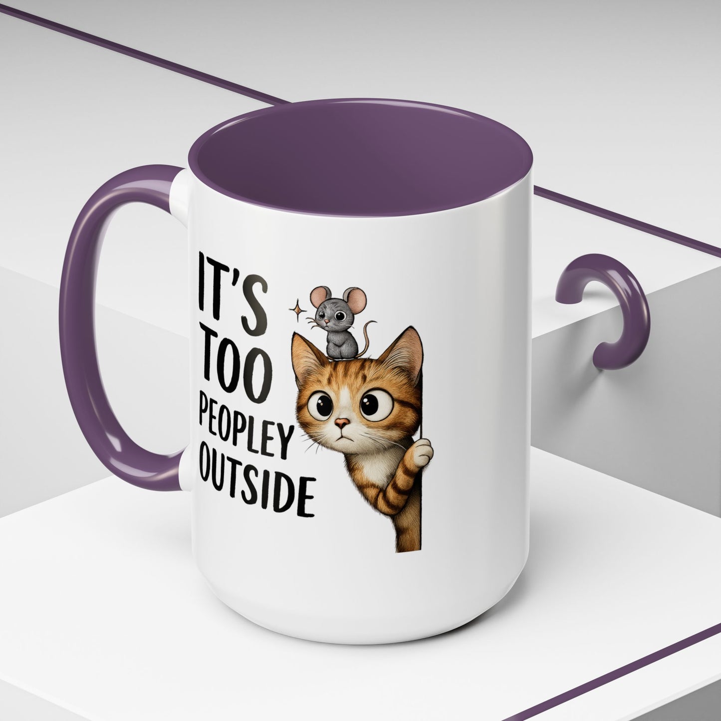 Animal Mug - It's Too Peopley Outside