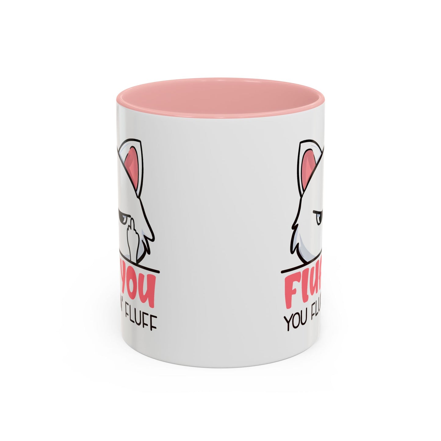 Adult Mug - Fluff You White Cat