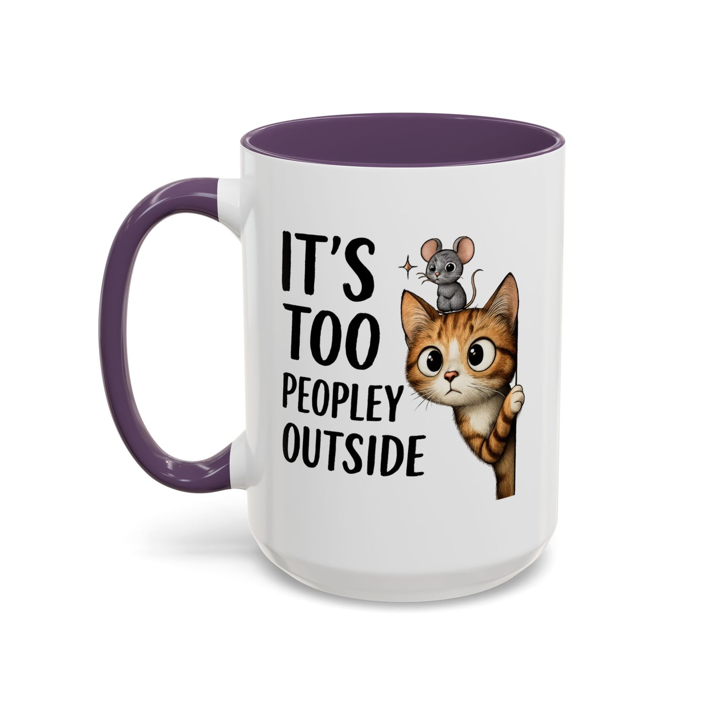 Animal Mug - It's Too Peopley Outside