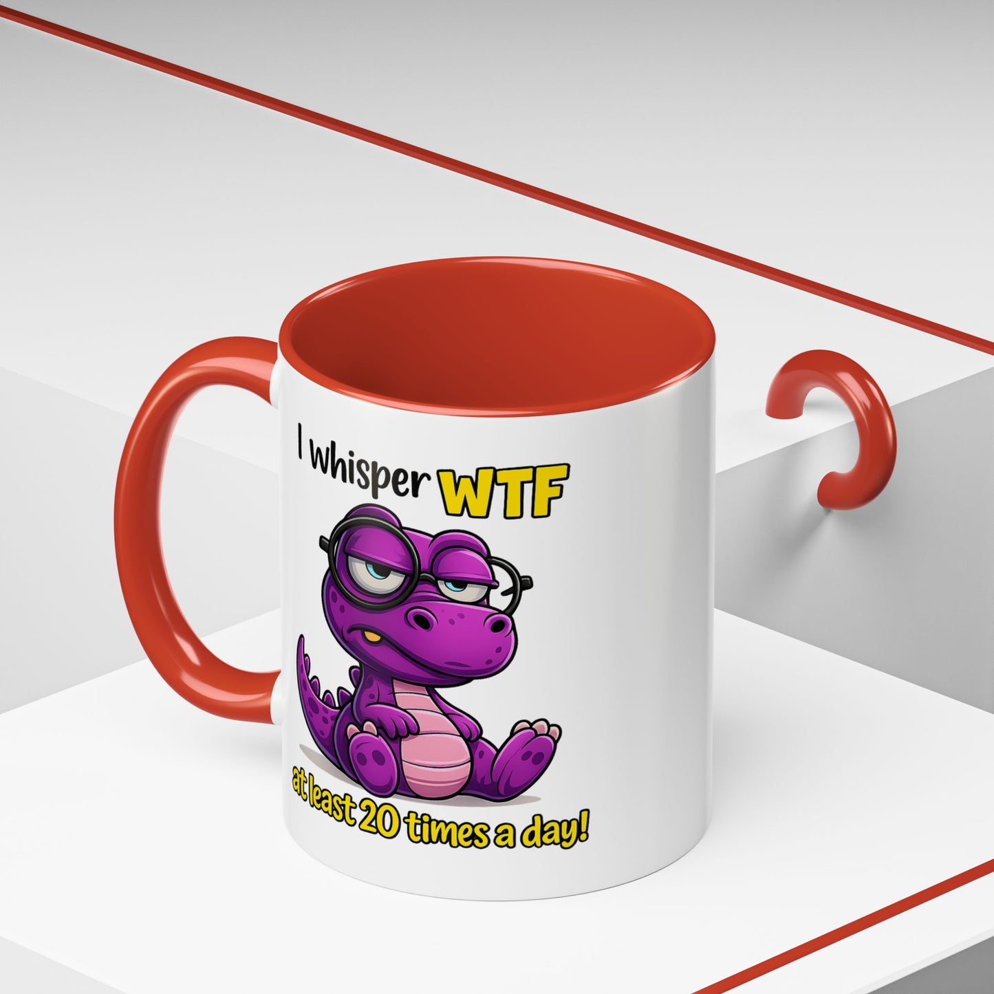 Humor Mug - I Whisper WTF