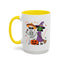Halloween Mug - Skeleton & Witch