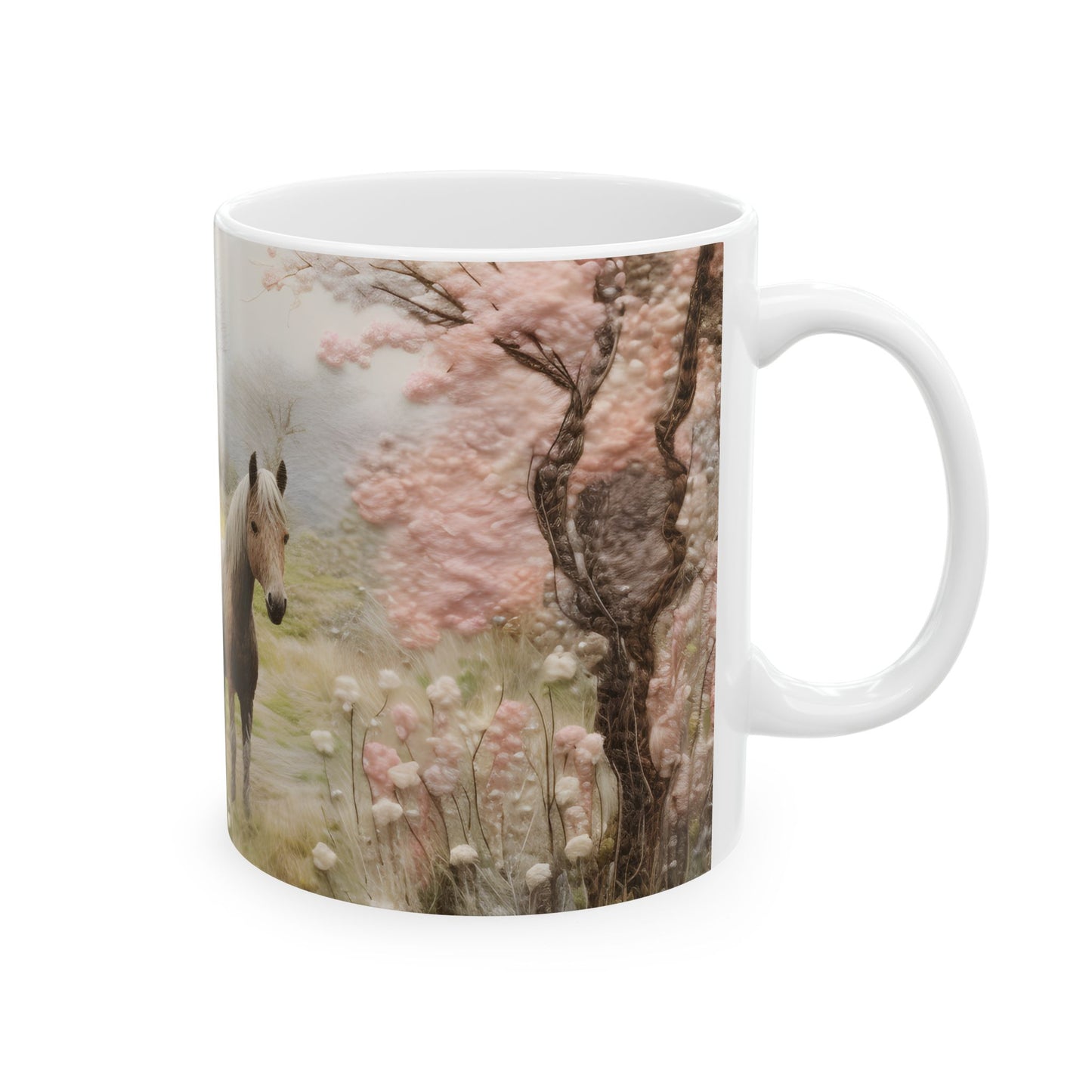 Artistic Mug - Felted Hourse 5