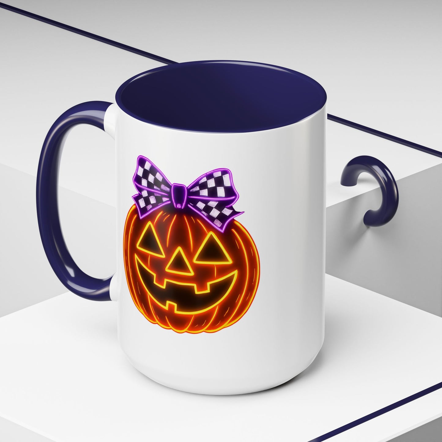 Halloween Mug - Purple Bow's Pumpkin
