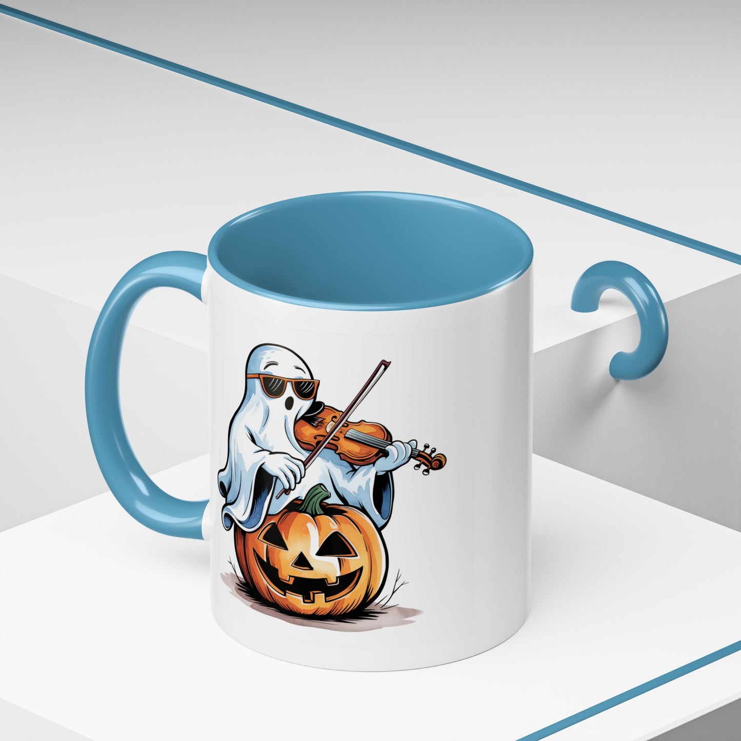 Halloween Mug - Violin Playing Ghost