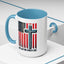 Religious Mug - One Nation Flag Cross