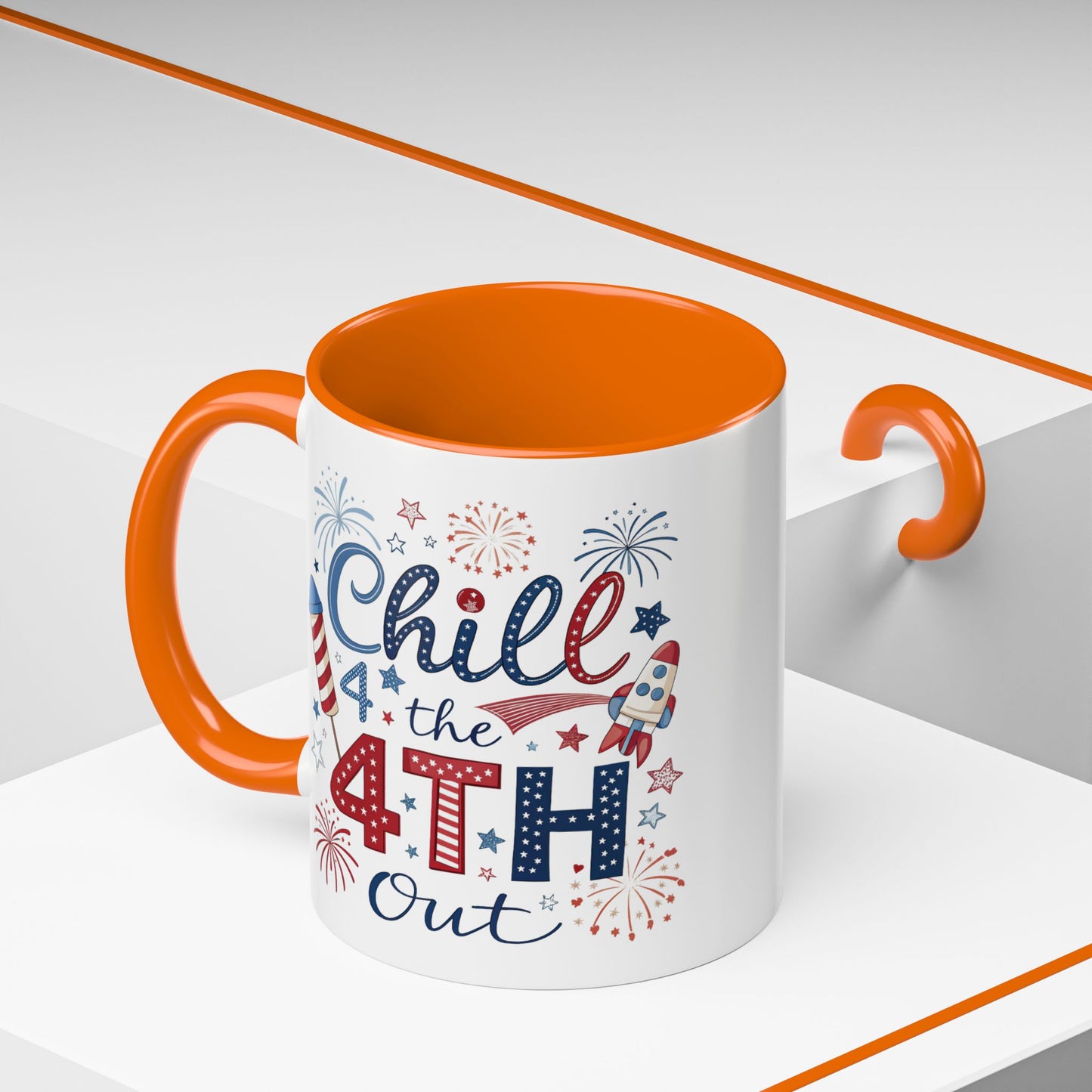4th of July Mug - Chill the 4th Out Celebrations