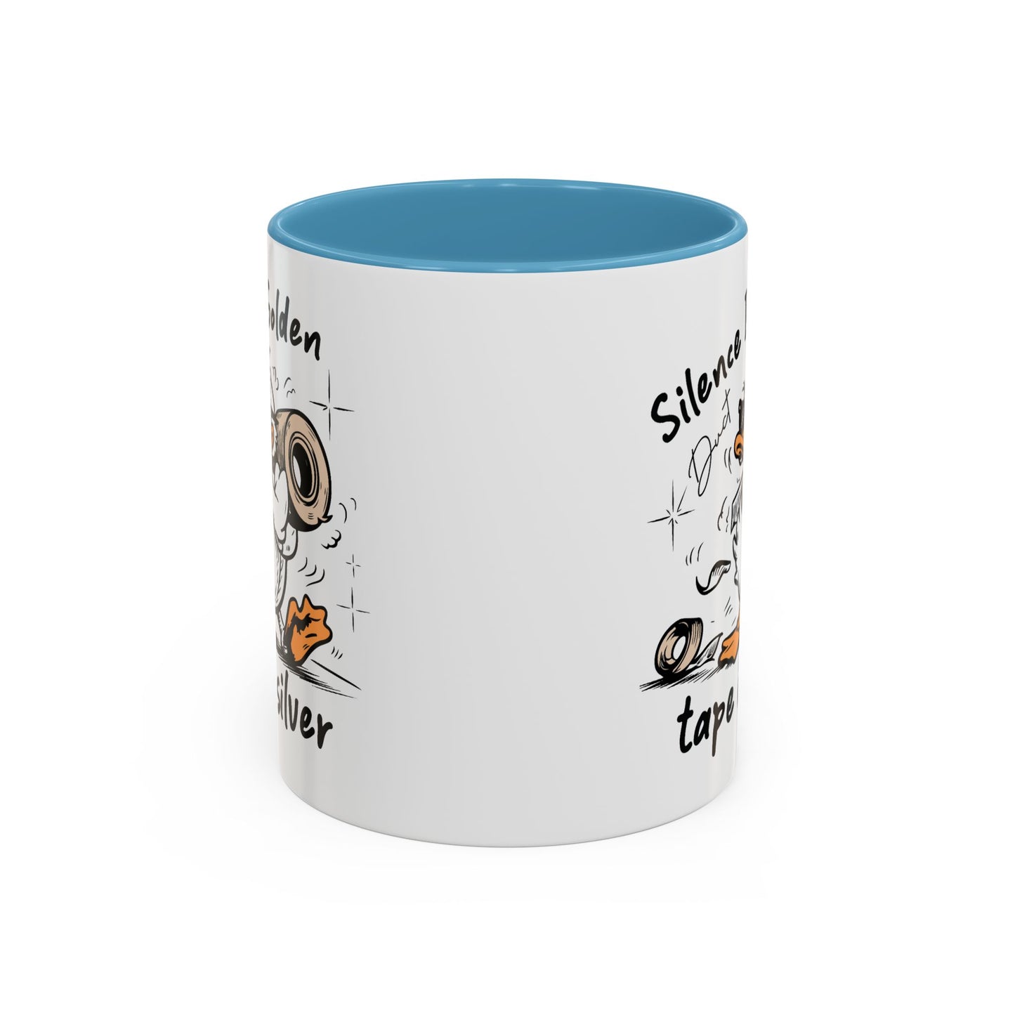 Humor Mug - Silence is Golden Duct Tape is Silver