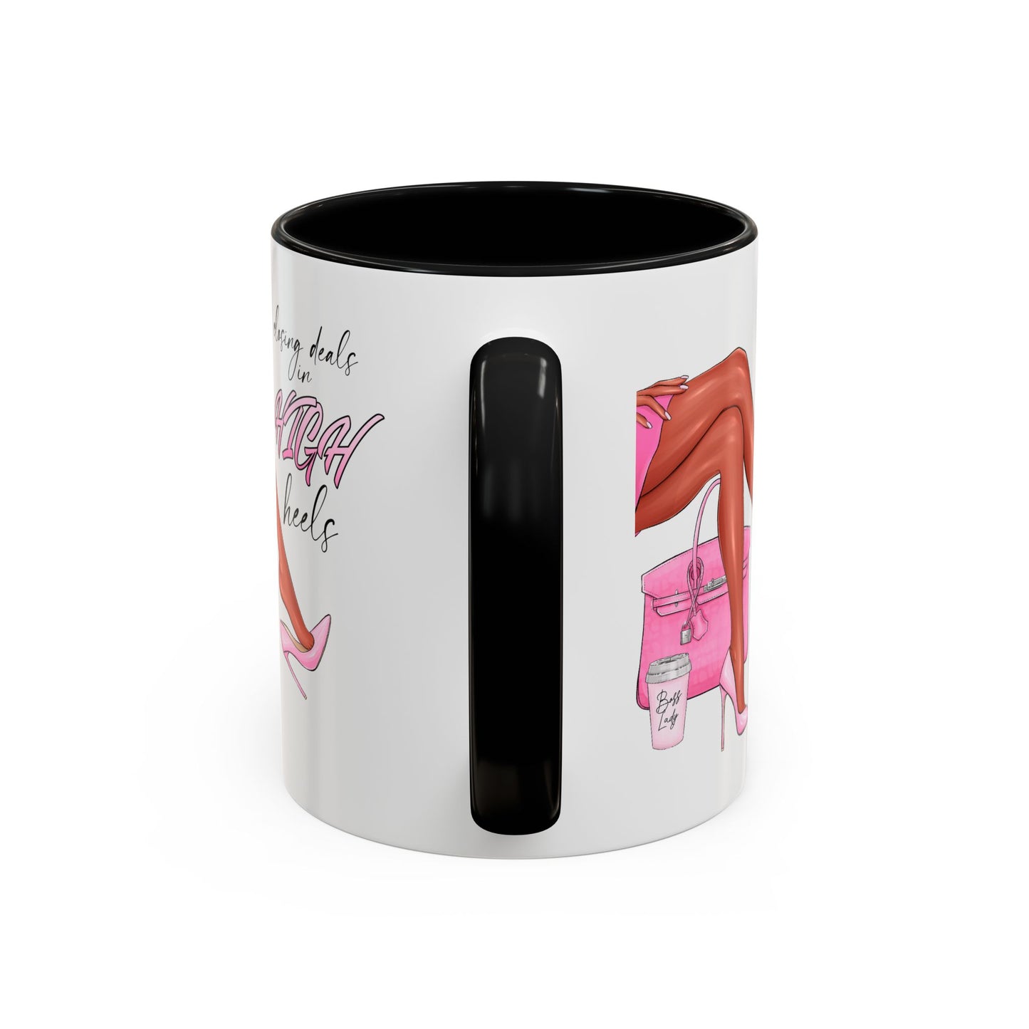 Humor Mug - Closing Deals in High Heels