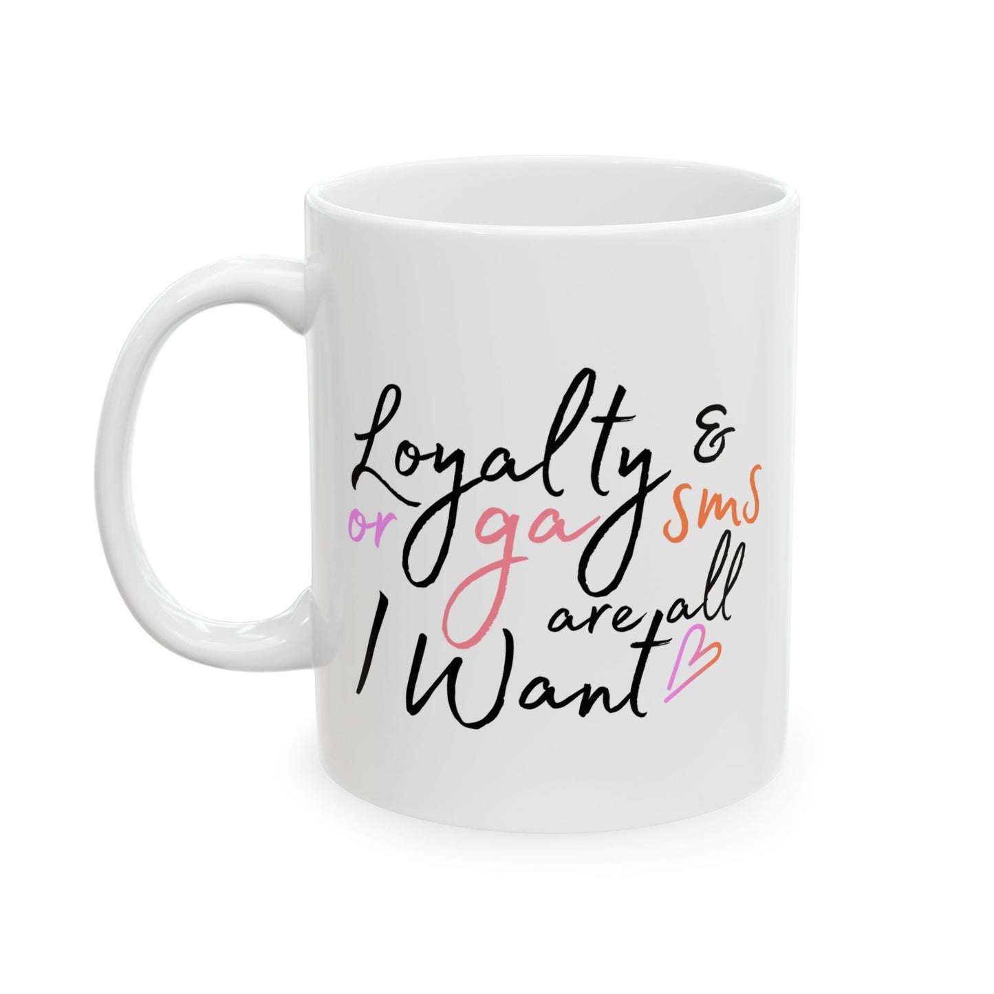 Anniversary Mug - Loyalty And Orgasms Are