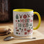 Christmas Mug - Merry Christmas Red White & Green Text Collage