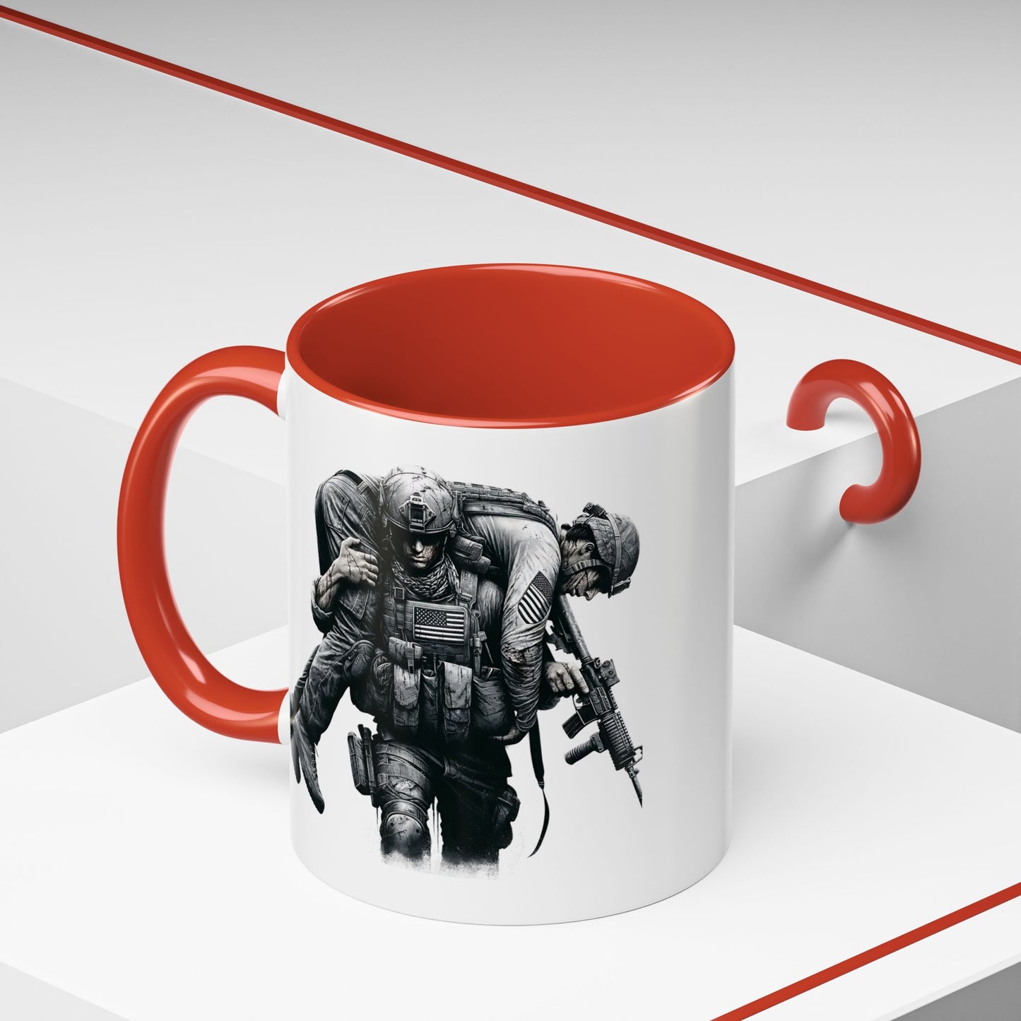 4th of July Mug - American Combat Soldiers