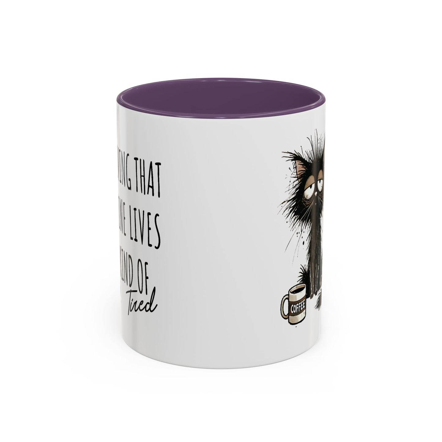 Humor Mug - Living That Nine Lives