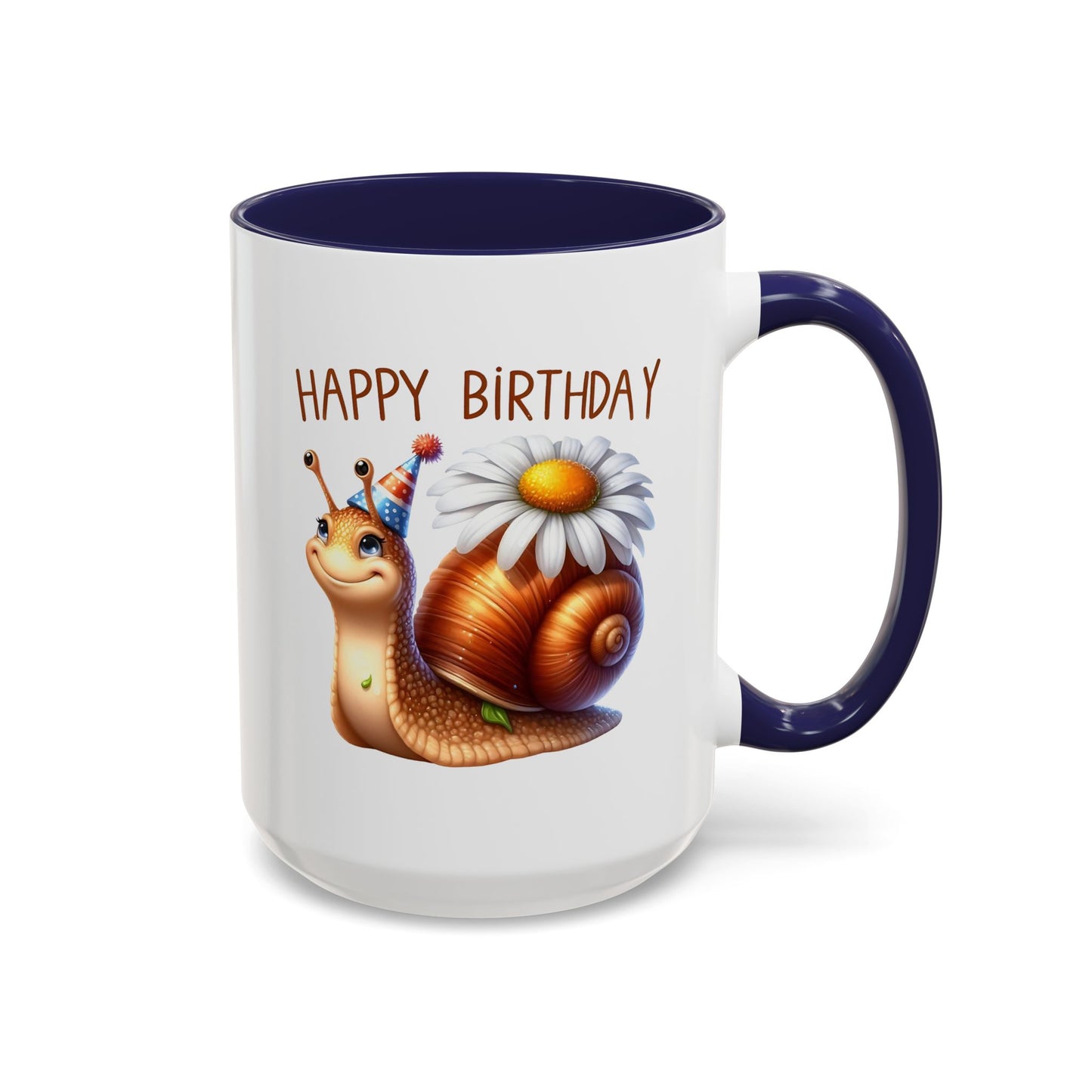 Birthday Mug - Snail Flower