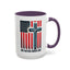 Religious Mug - One Nation Flag Cross