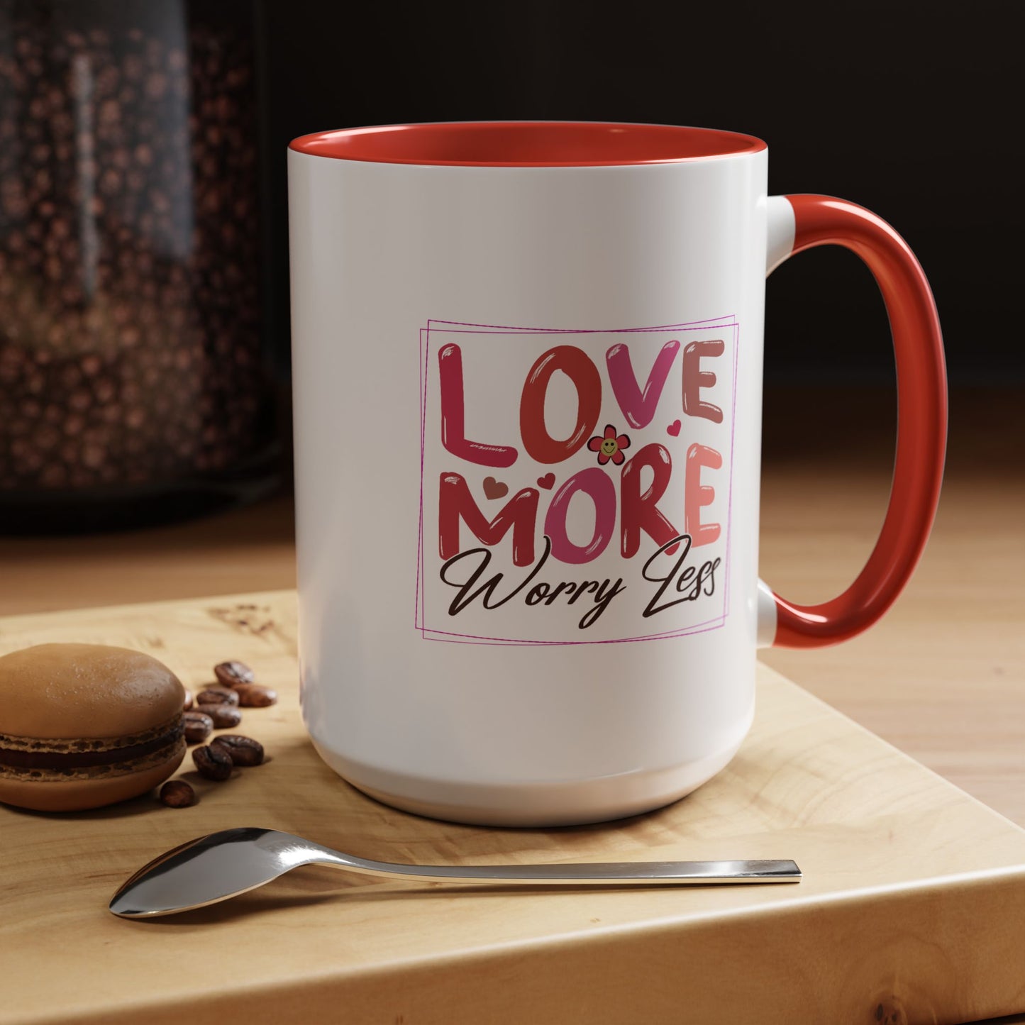 Wellness Mug - Love More Worry Less Frame