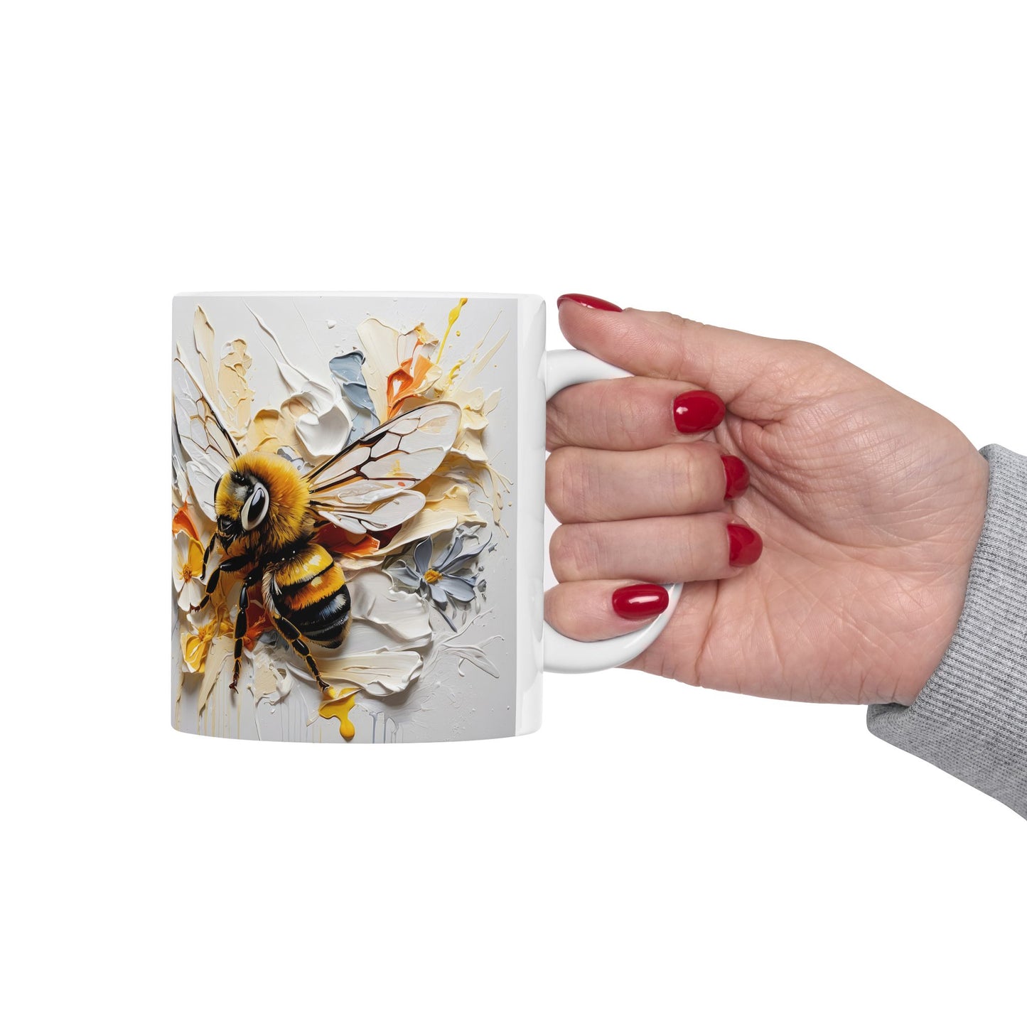 Artistic Mug - Bee Oil Painting