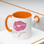 Valentine's Day Mug - Love You Lips Kiss
