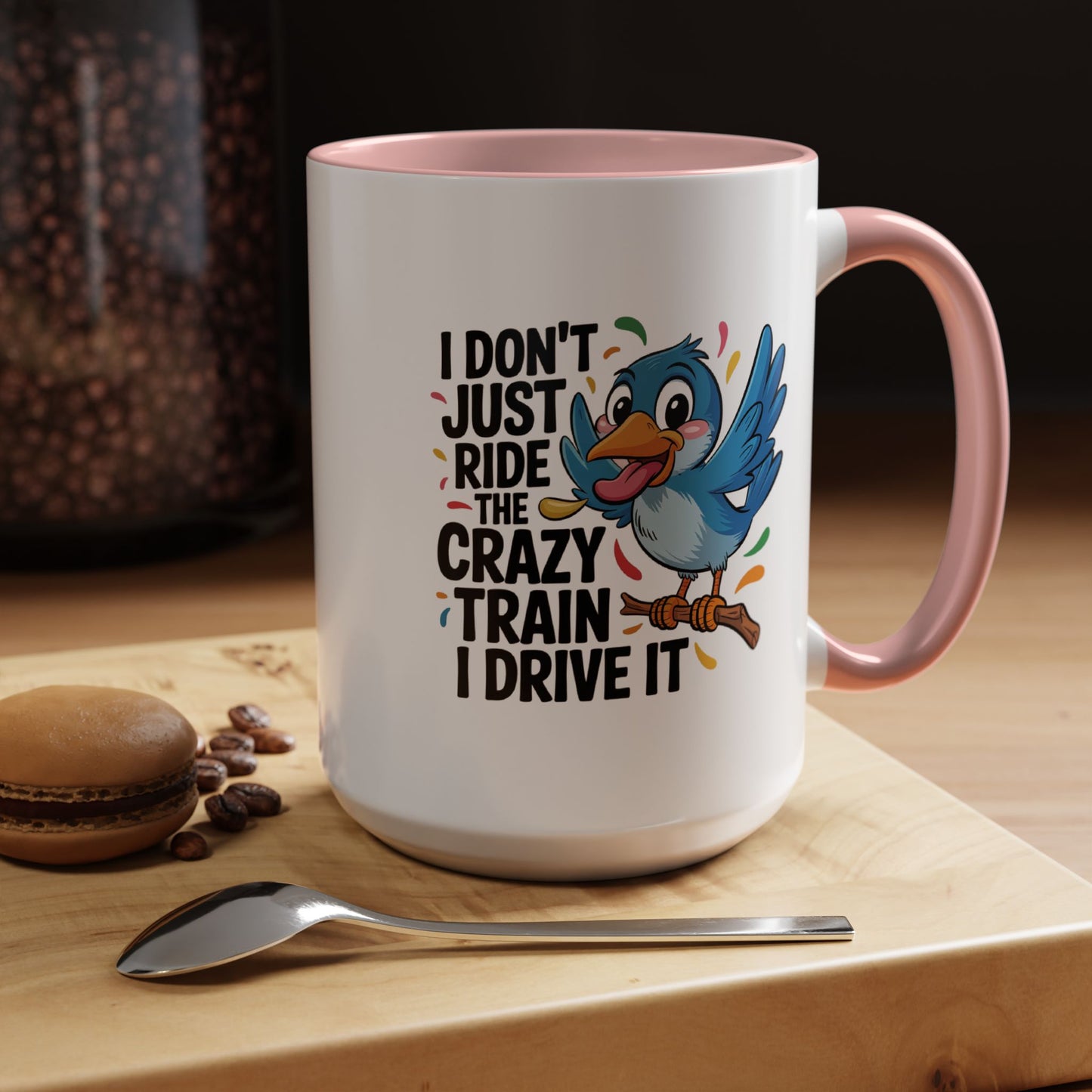 Humor Mug - I Don't Just Ride on the Crazy Train