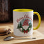 Christmas Mug - Merry Christmas Red Text Gnome Bow Tree