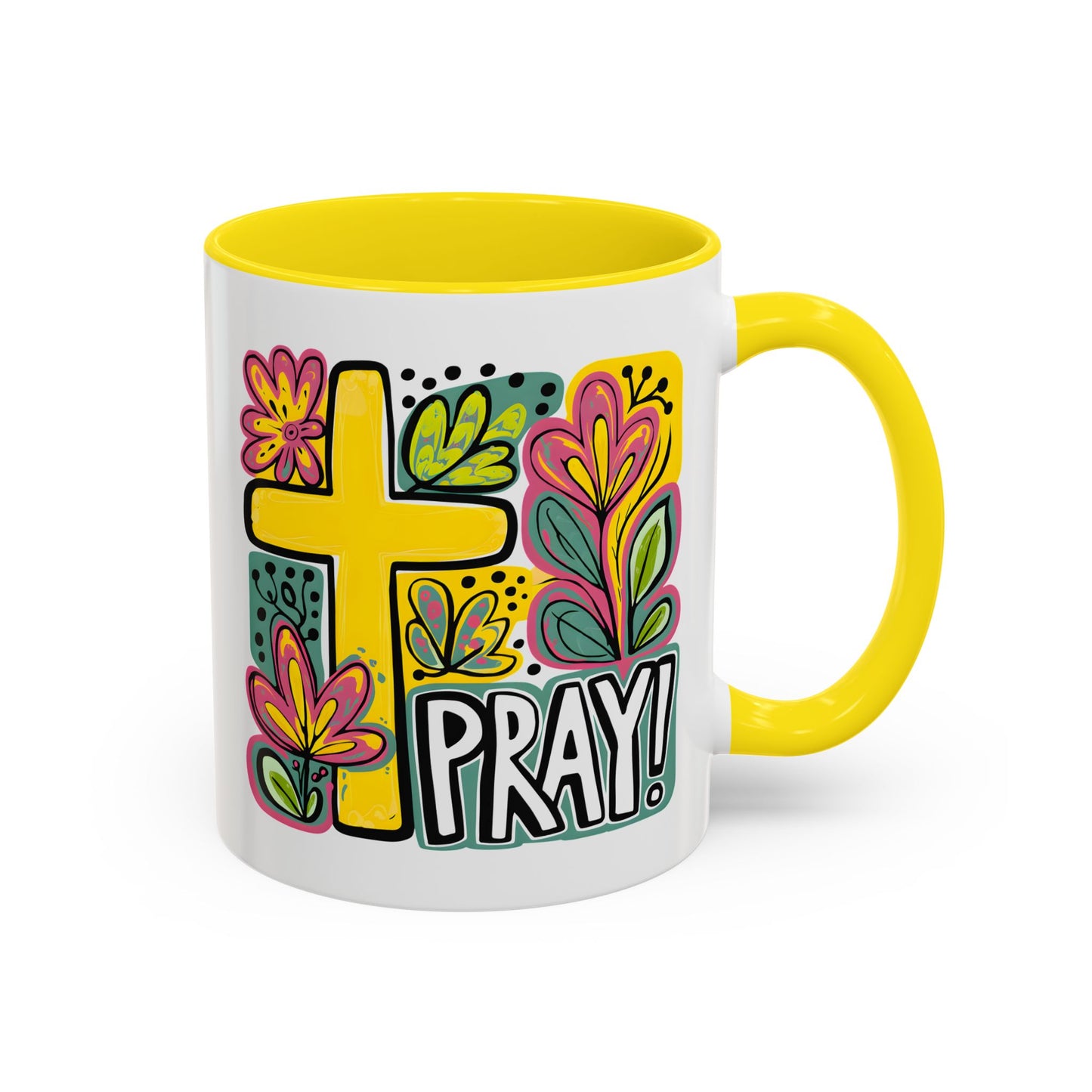 Religious Mug - Pray Cross