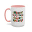 Christmas Mug - Merry Christmas Happy Holidays Decorative Text