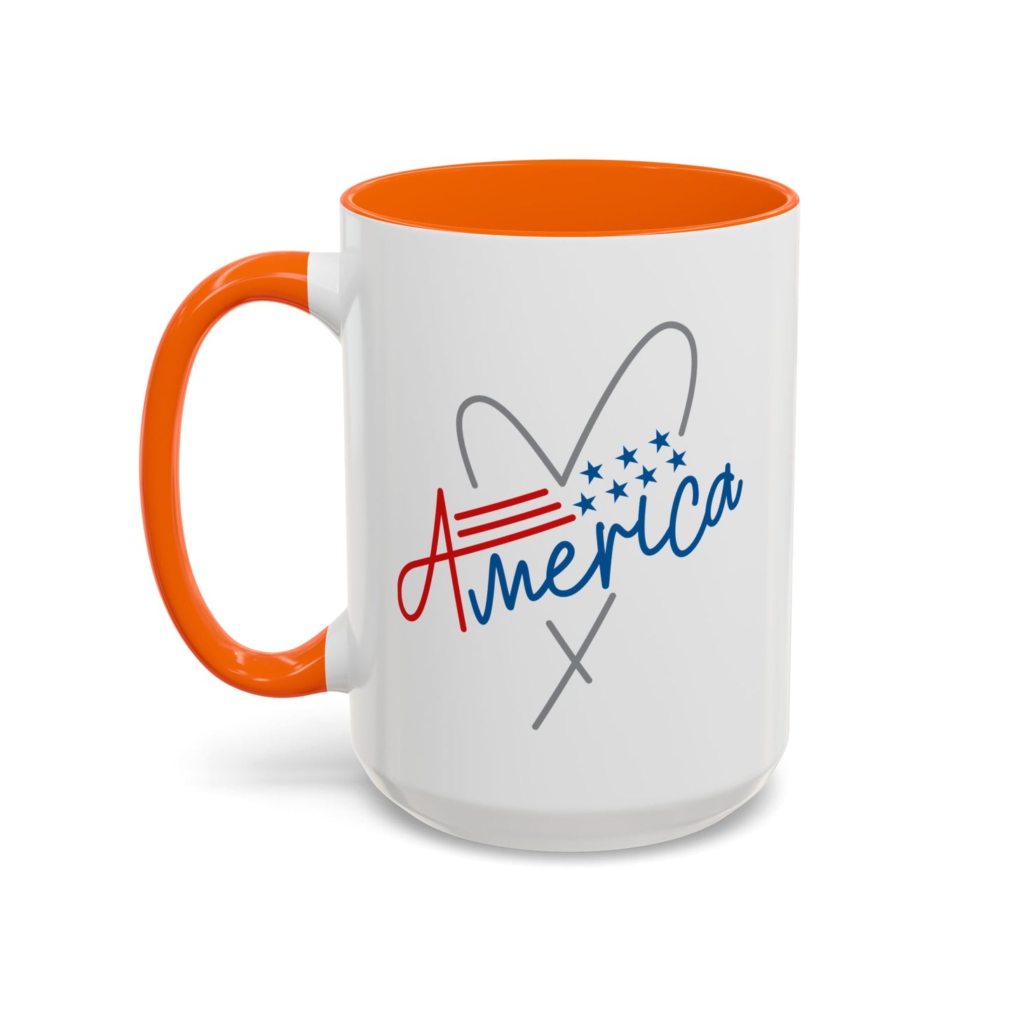 4th of July Mug - America Heart