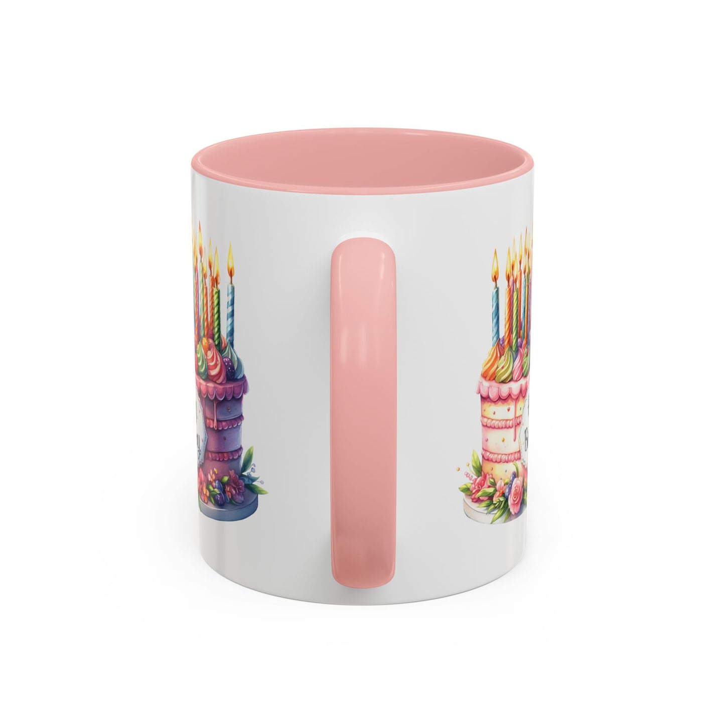 Birthday Mug - Happy Birthday Large Cake With...