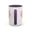 Valentine's Day Mug - Love You Heart Lettering