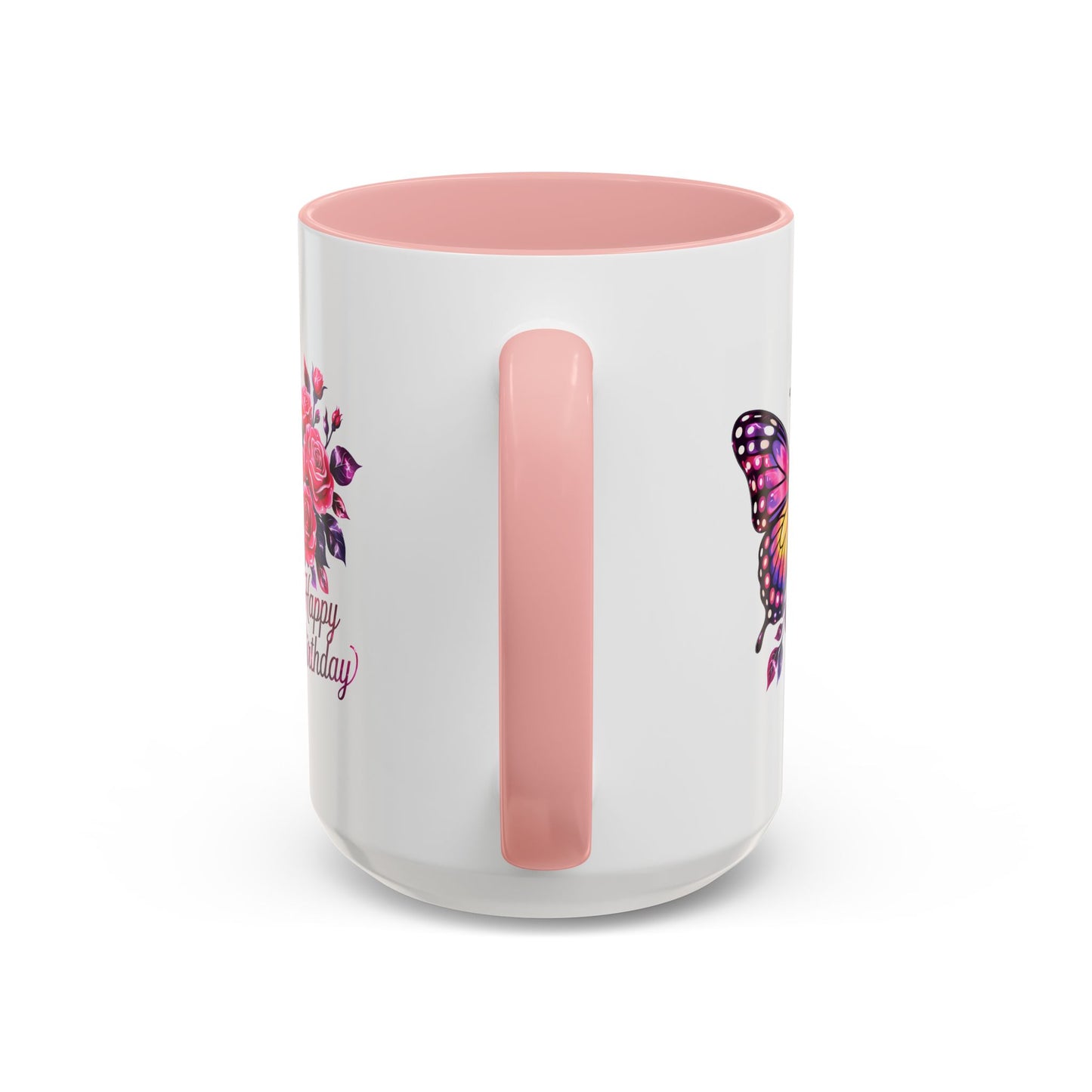 Birthday Mug - Butterfly Flowers