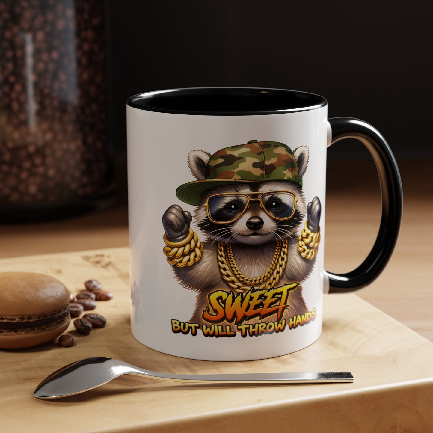 Humor Mug - Sweet But Will Throw Hands