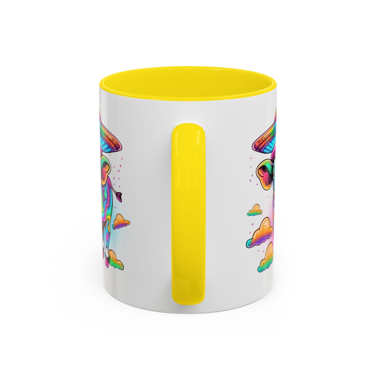 Alien Mug - Multicoloured Cow