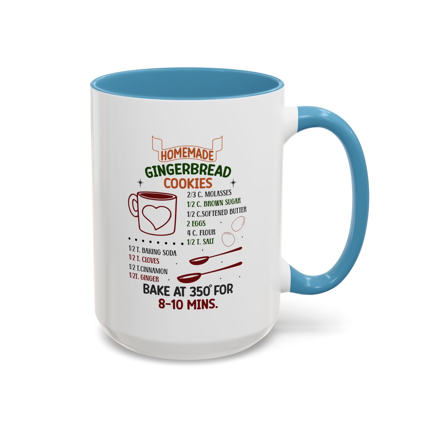 Christmas Mug - Homemade Gingerbread Cookies Recipe