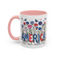 4th of July Mug - Floral America Patriotic