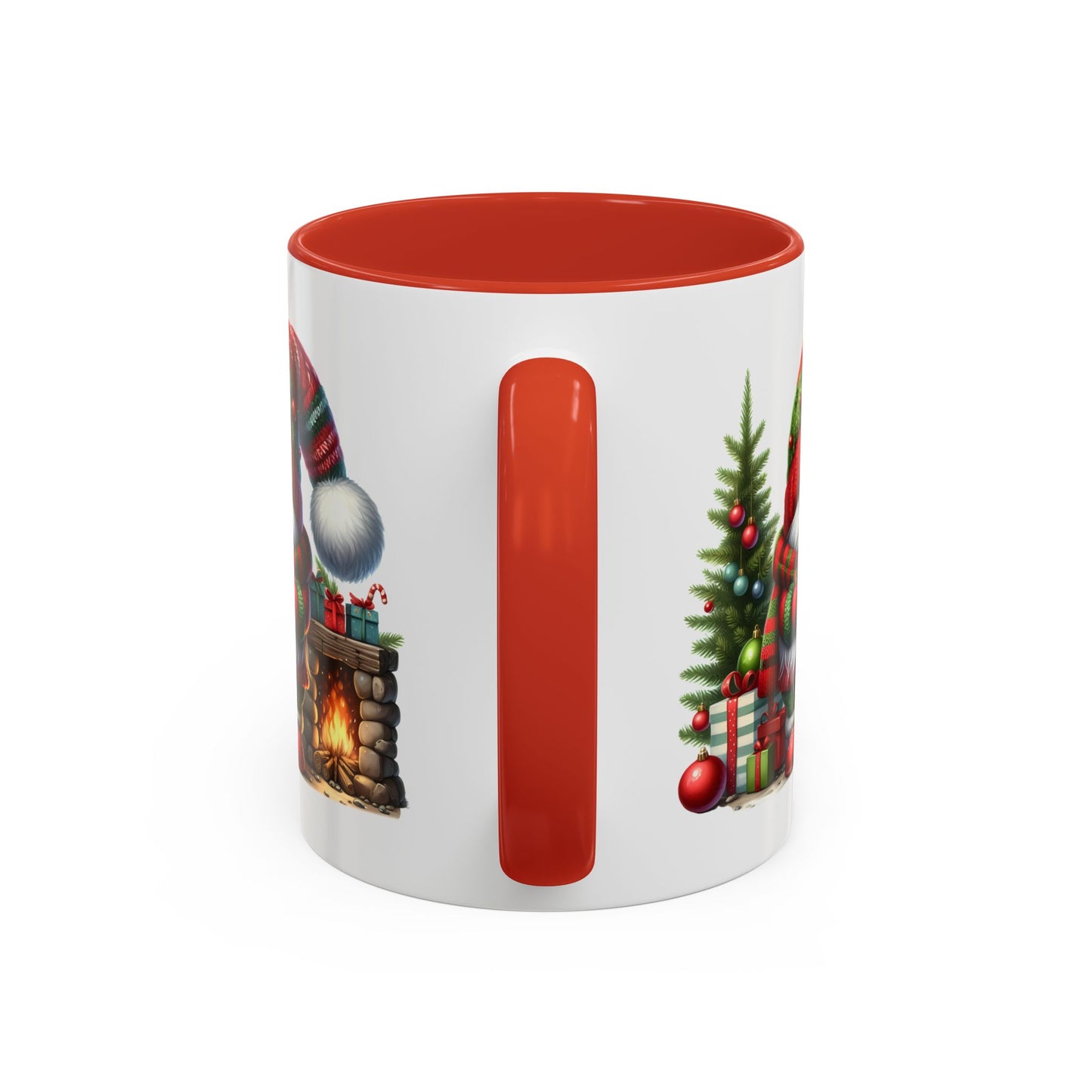 Christmas Mug - Gnome Fireplace